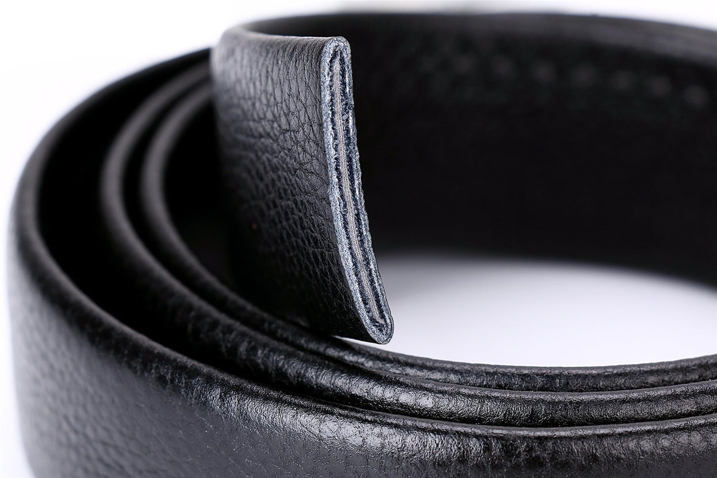Leather Ratchet Slide Belt with Click Buckle 1 1/4" in Gift Set Box - Adjustable Trim to Fit - Beltbuy Store