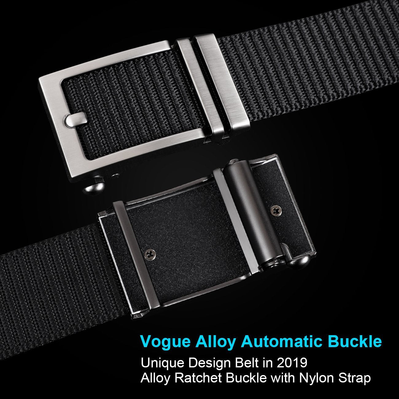 Nylon Belt with Automatic Buckle