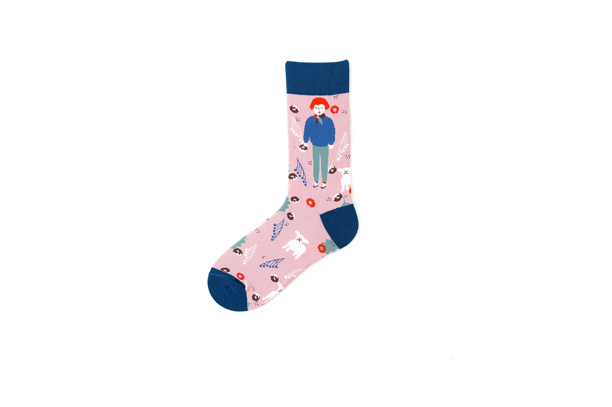 10 Pack Men's Trendy Long Tube Cartoon Bicycle Color Jacquard Cotton Socks (EUR 8.49 when apply code 0812) - Beltbuy Store