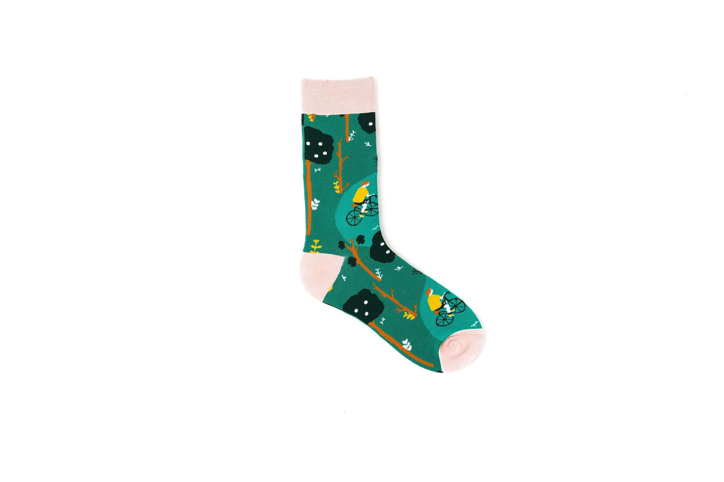 10 Pack Men's Trendy Long Tube Cartoon Bicycle Color Jacquard Cotton Socks (EUR 8.49 when apply code 0812) - Beltbuy Store