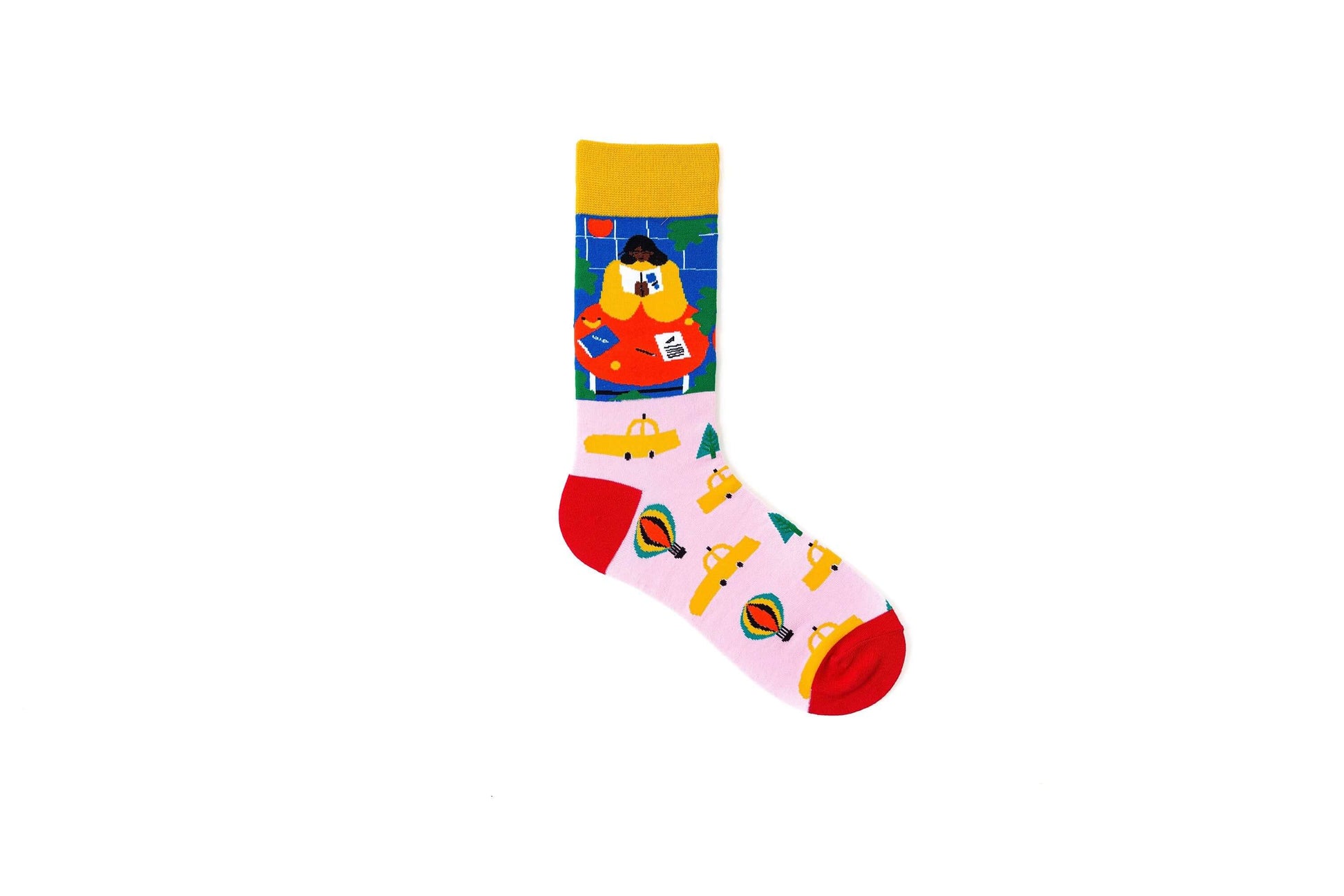 10 Pack Men's Trendy Long Tube Cartoon Bicycle Color Jacquard Cotton Socks (EUR 8.49 when apply code 0812) - Beltbuy Store