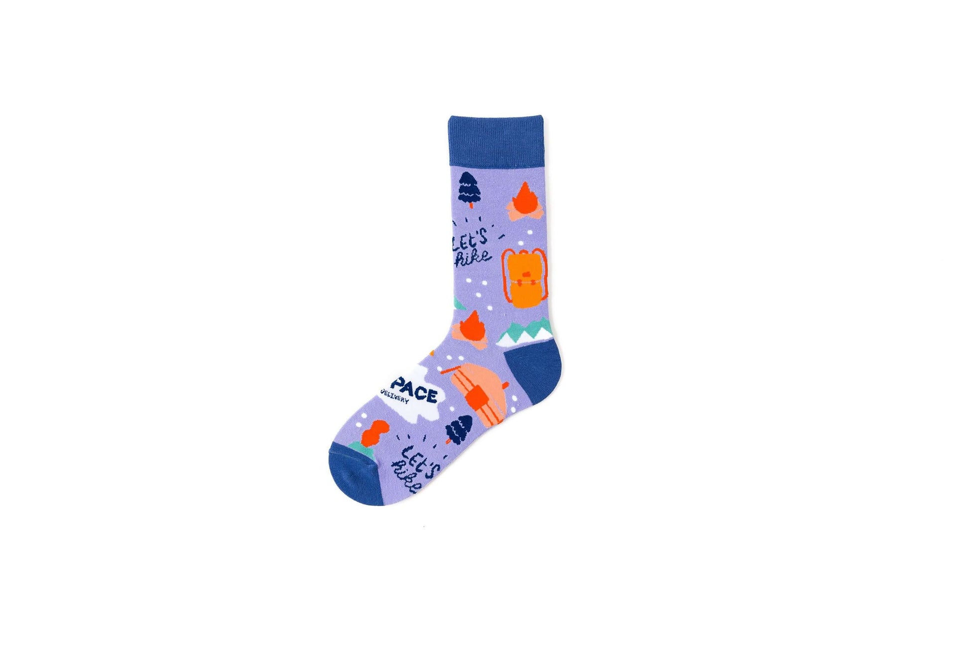 10 Pack Men's Trendy Long Tube Cartoon Bicycle Color Jacquard Cotton Socks (EUR 8.49 when apply code 0812) - Beltbuy Store