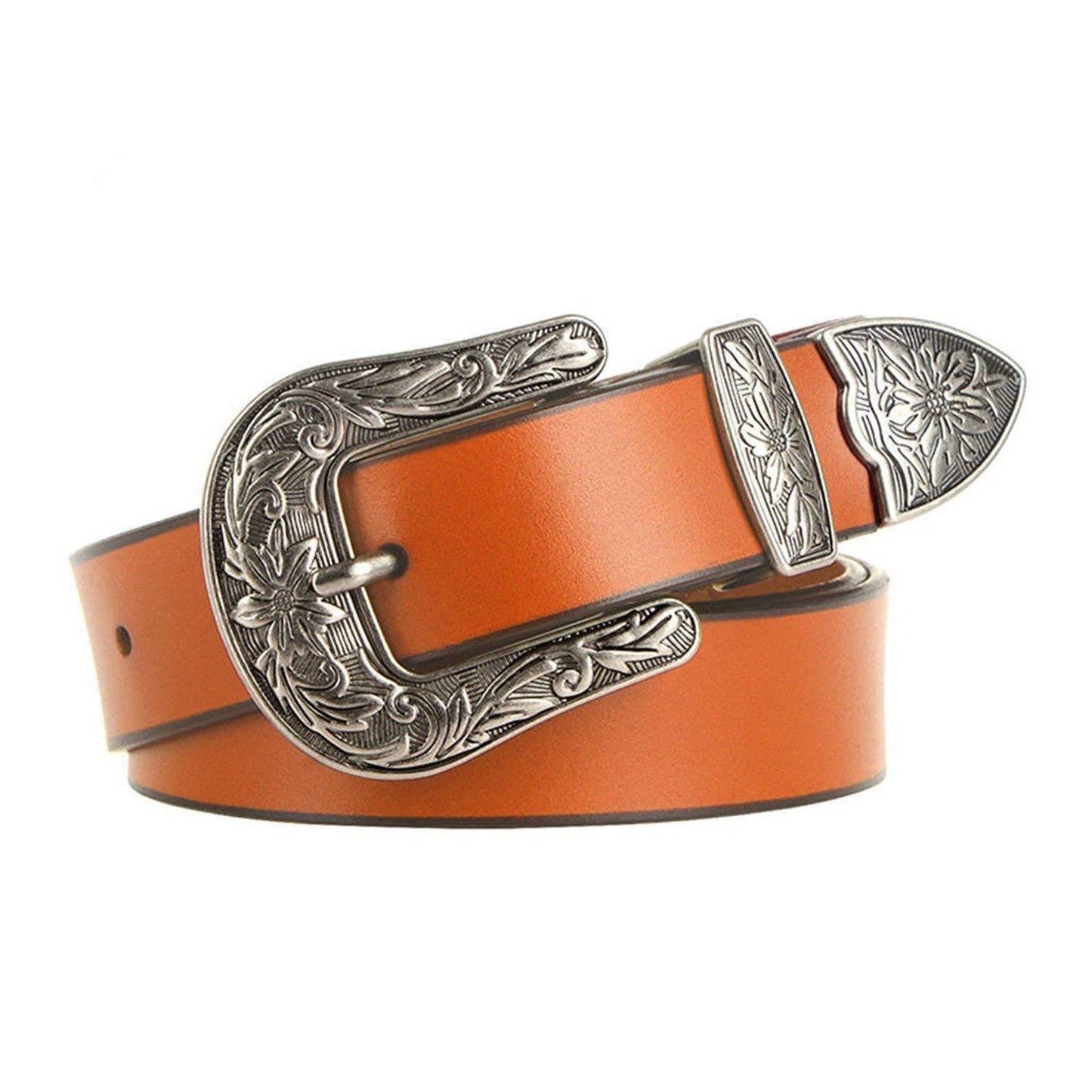 Women Vintage Western Design Black Waist Belt for Pants Jeans Dresses - Beltbuy Store