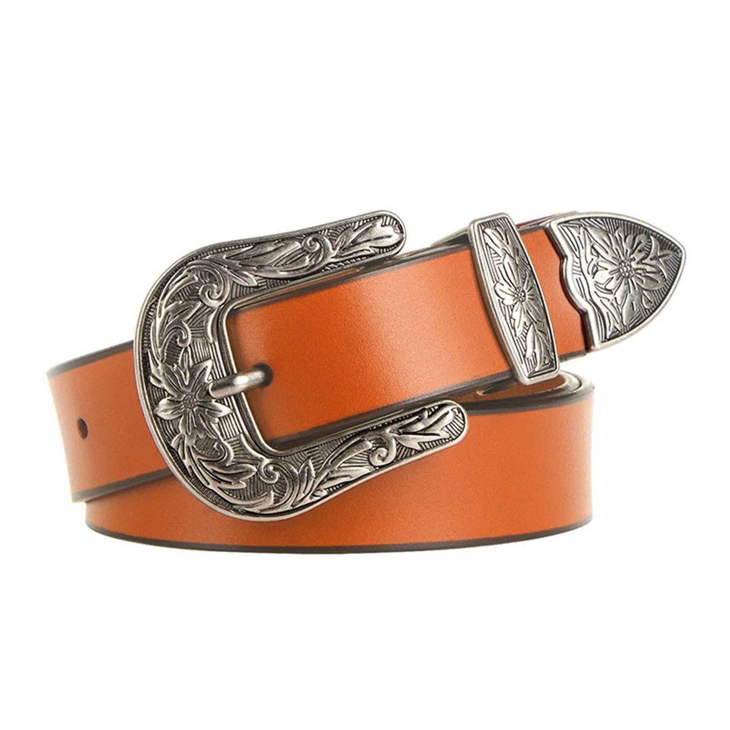 Women Vintage Western Design Black Waist Belt for Pants Jeans Dresses - Beltbuy Store